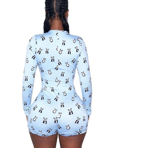 Panda Lounge Romper - Picture 2 of 5